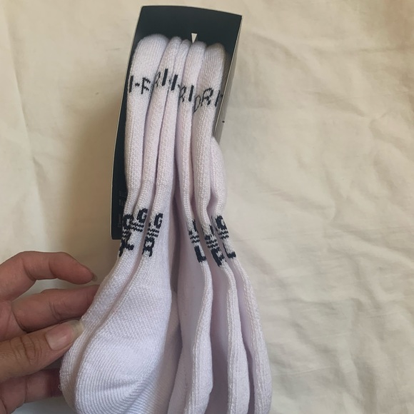 Nike Air Jordan Jumpman No-Show White/Black Socks - 3 Pair Pack - Picture 5 of 6